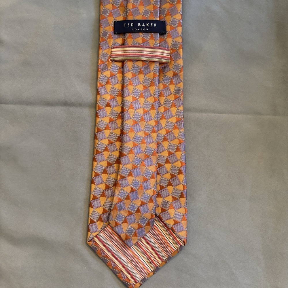 Ted Baker London Men's Tie 100% Silk,‎ Made in China - Picture 3 of 5
